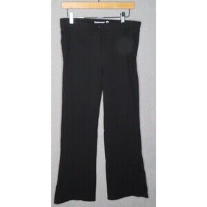 Betabrand Dress Pant Womens Large Heather Black Classic Yoga Boot Cut Stretch